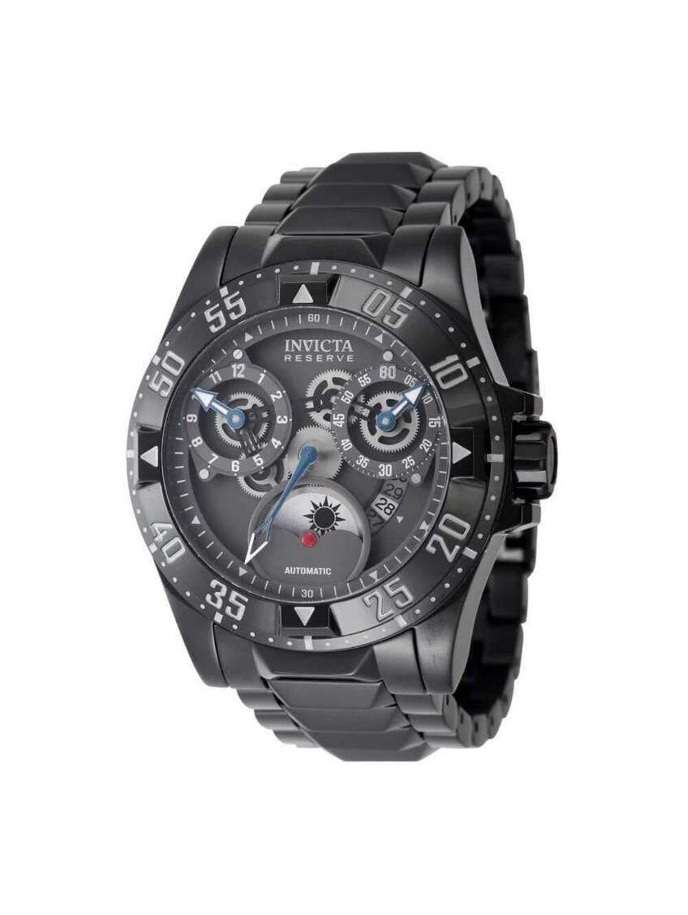 Invicta Reserve Excursion Automatic Men's Watch - 49.5mm. Black (47572)